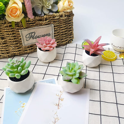 Suculentas Artificiales Macetas Plantas Artificiales Realistas En Macetas Nueva