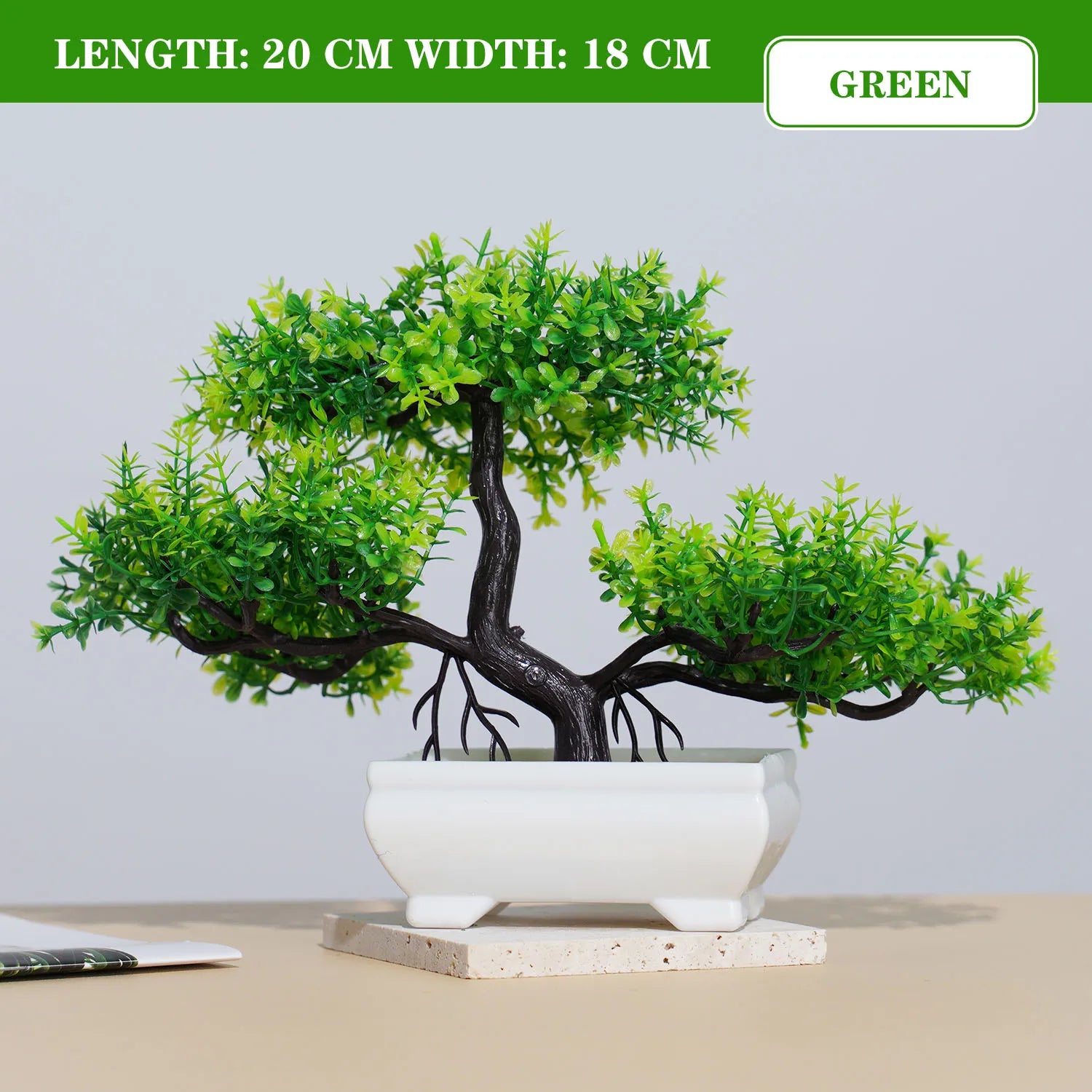 Artificial Plants Bonsai Small Tree Simulation Pot Plants Fake Flowers Table Potted Ornaments for Hotel Garden Home Decor Planta