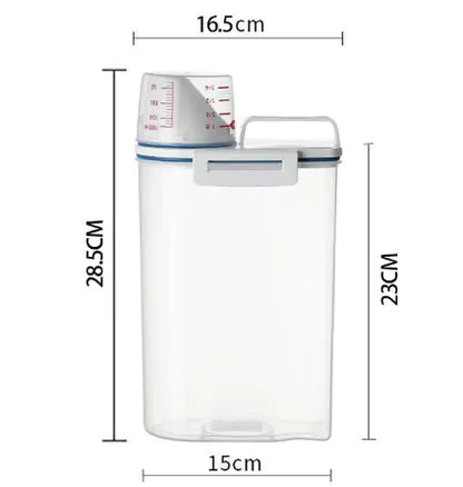 Grain Storage Container with Cup