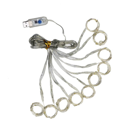 12Pcs 2M Ivy Green Fake Leaves Garland Plant Led Artificial Plants for Decoration Planta Artificial Parede Vertical Home Decor