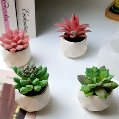 Suculentas Artificiales Macetas Plantas Artificiales Realistas En Macetas Nueva